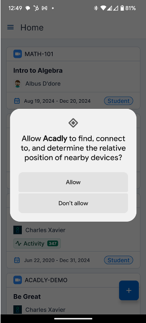 Nearby 